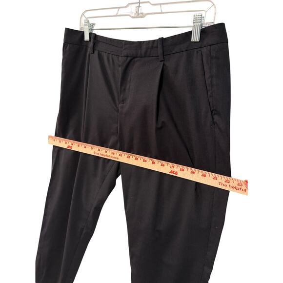 NEW! Nili Lotan 8 Wool Pinstripe Chelsea Pants $595 High Waist Straight Leg Navy - Picture 7 of 11